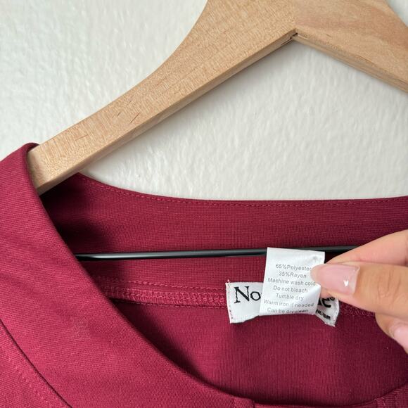 Vintage North Style Women Red Cardigan Sweater Button Top Longsleeve Size Small - Picture 3 of 8